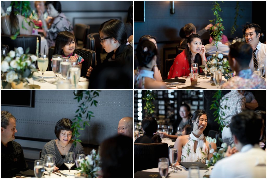 First Birthday Party Details at Mastro's in Boston and guests